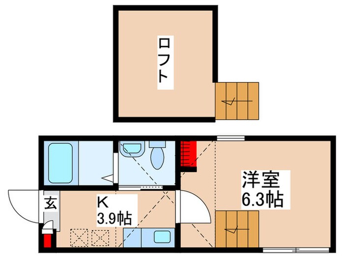 ショコラBASEの物件間取画像