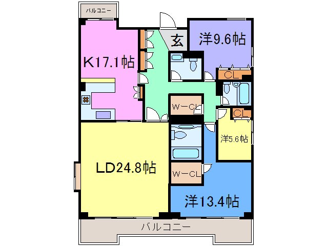 ＴＨＥ　ＡＲＫの物件間取画像