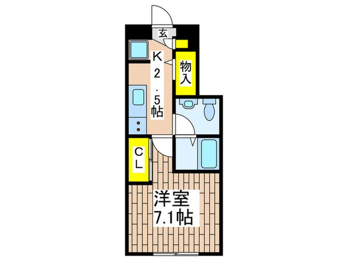 ブル－ム鵠沼海岸の物件間取画像