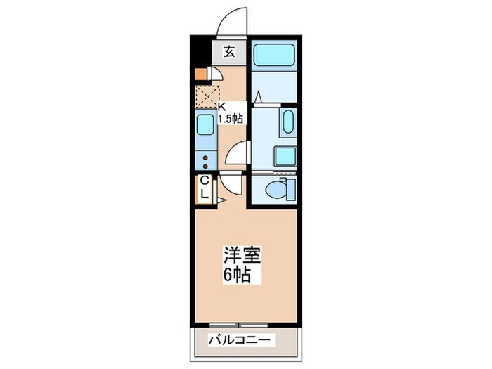 ラフィスタ宮崎台(306)の物件間取画像