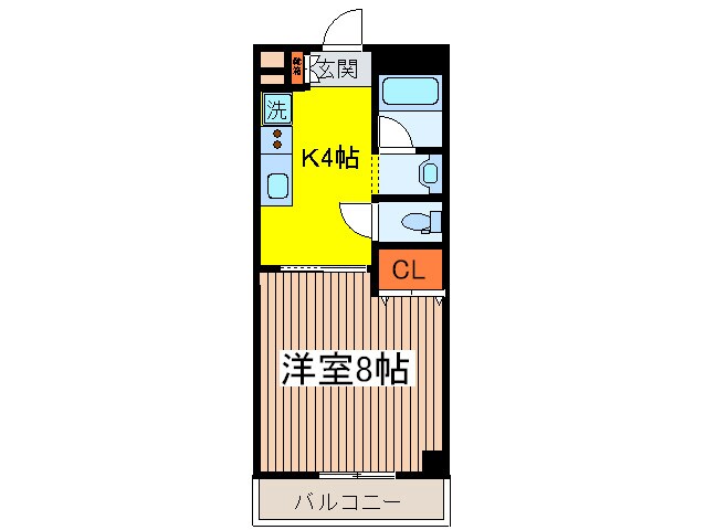 みのわハイツの物件間取画像