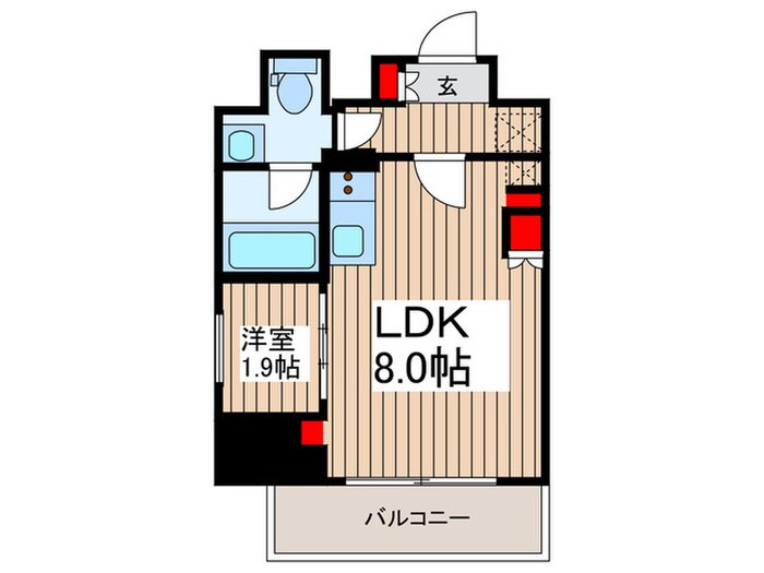 クレストコート上野の物件間取画像