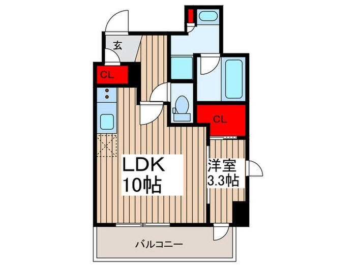 クレストコート上野の物件間取画像