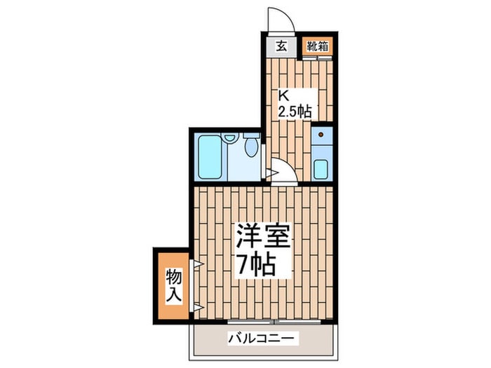 コーポ池上の物件間取画像