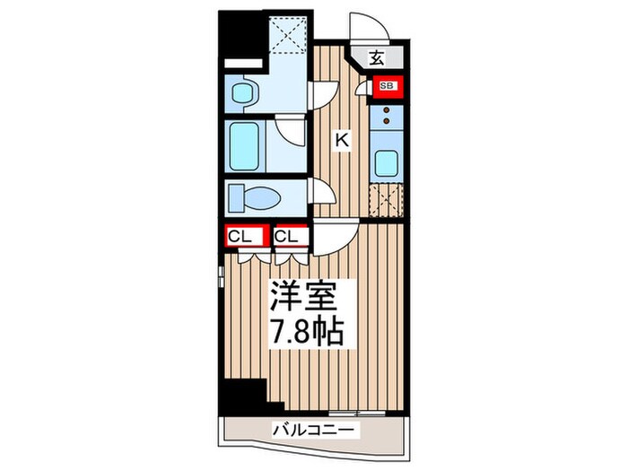 セキュリアコート錦糸町の物件間取画像