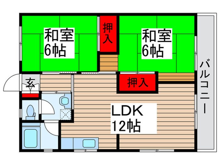 第一コーポ長谷川の物件間取画像
