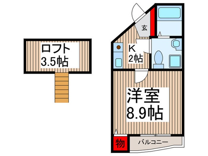 アメリカンリバティ－所沢ＲＯＩの物件間取画像