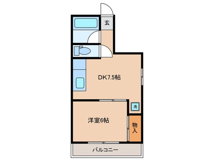 ウィロ－レヂデンスＢの物件間取画像