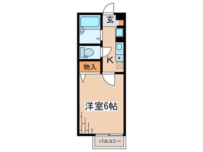 ジュネス陽光台Ⅱの物件間取画像