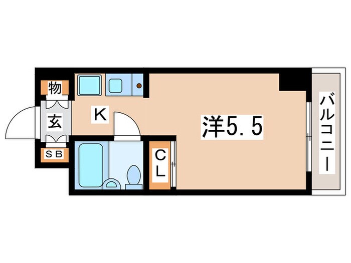 スカイコ－ト和光(402)の物件間取画像