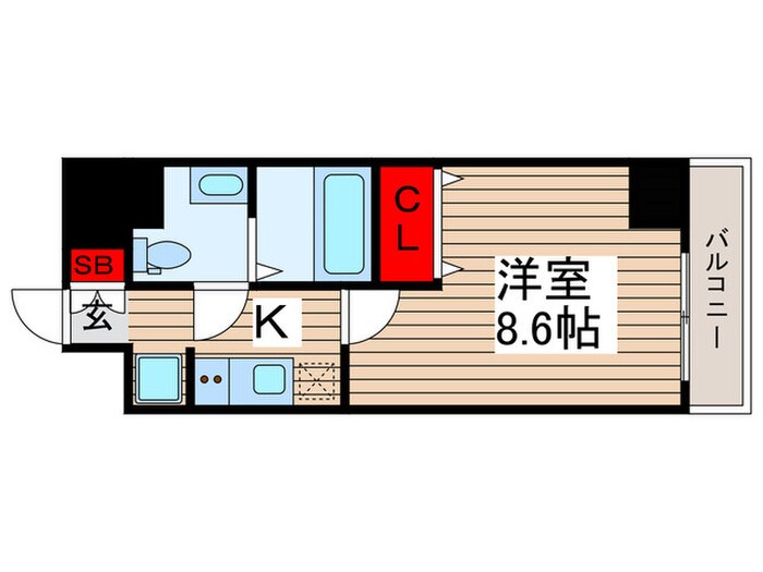 プレール・ドゥーク東京EASTⅡの物件間取画像