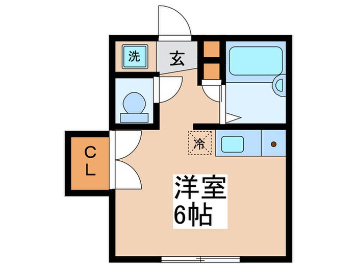 エスポワ－ル西立川の物件間取画像