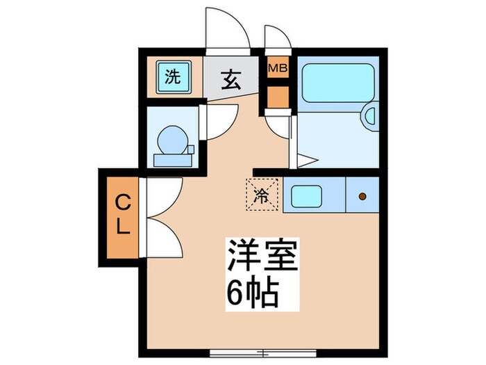 エスポワ－ル西立川の物件間取画像