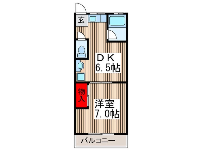 第１山下コ－ポの物件間取画像