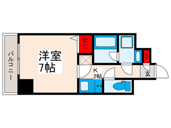 SAION町屋の物件間取画像
