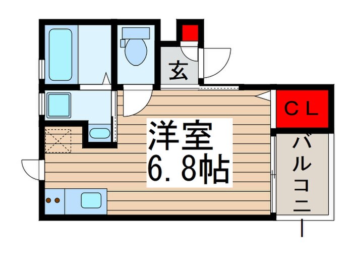 ラプラージュ常盤平の物件間取画像