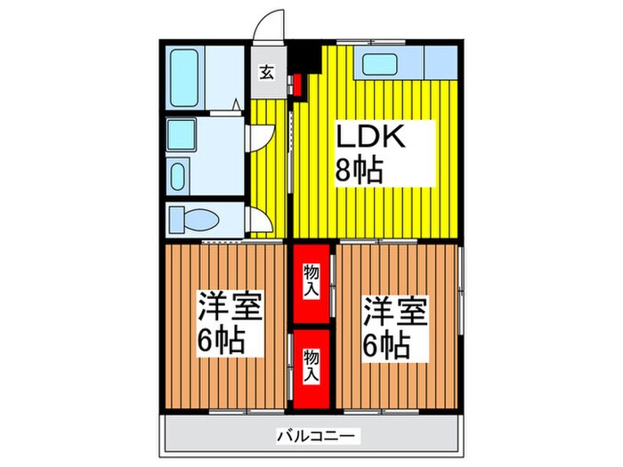 物件間取画像
