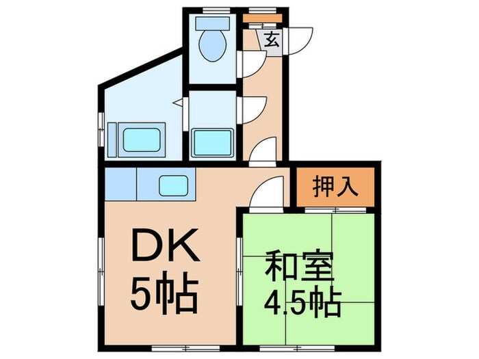 ヤマハコーポの物件間取画像