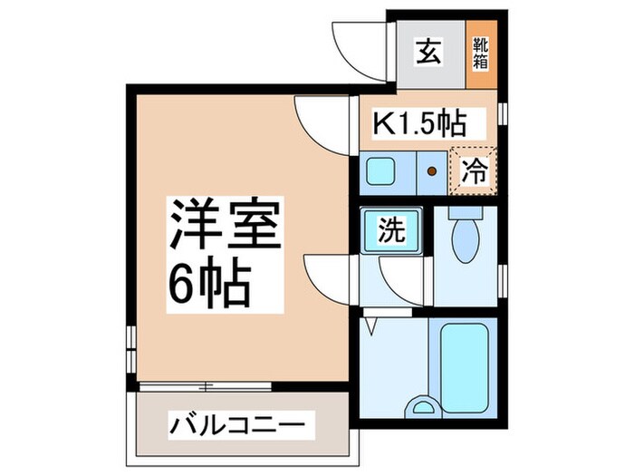 ハイフレ－ム大倉山の物件間取画像