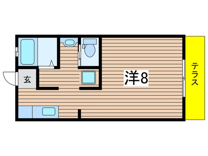 グリ－ンハイムの物件間取画像