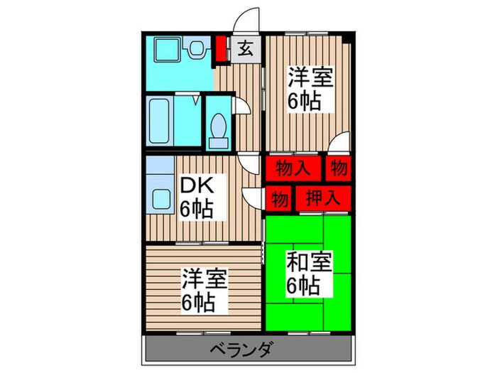 物件間取画像