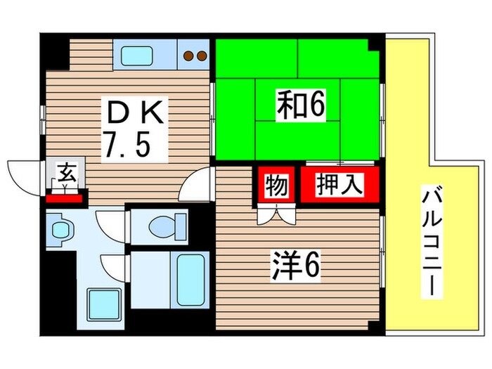 コーポホリウチの物件間取画像