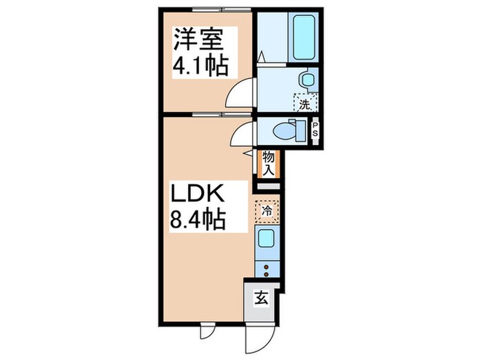 仮）ロンディネ夕陽ケ丘の物件間取画像