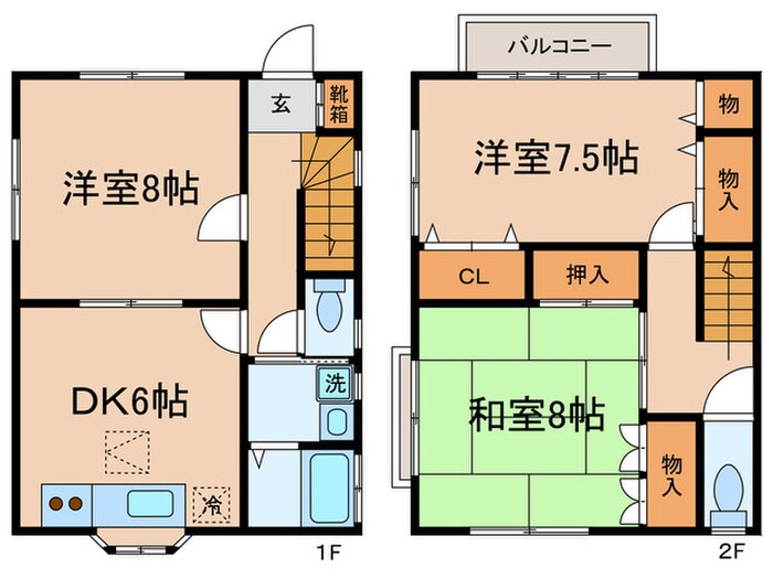 栗山邸の物件間取画像