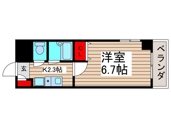 インプルーブ西船橋の物件間取画像