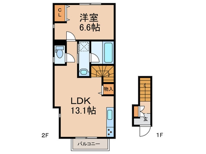 プレミア久米川の物件間取画像