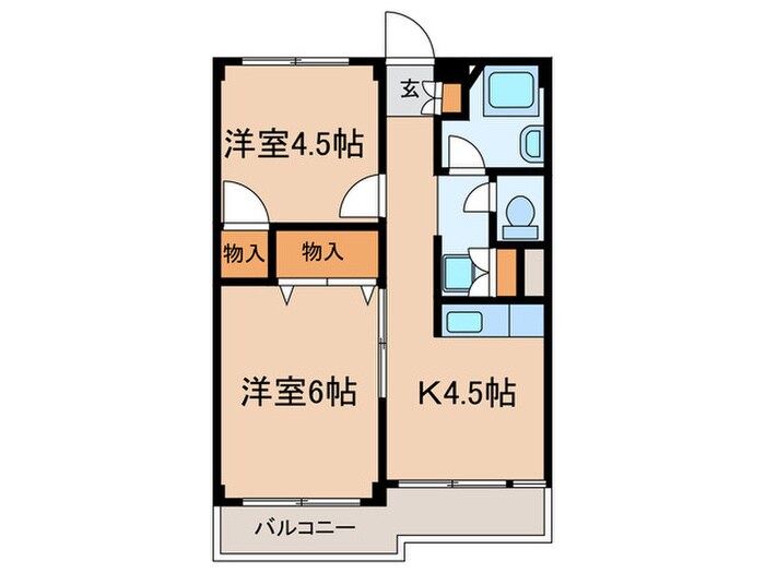 第一幸栄マンションの物件間取画像