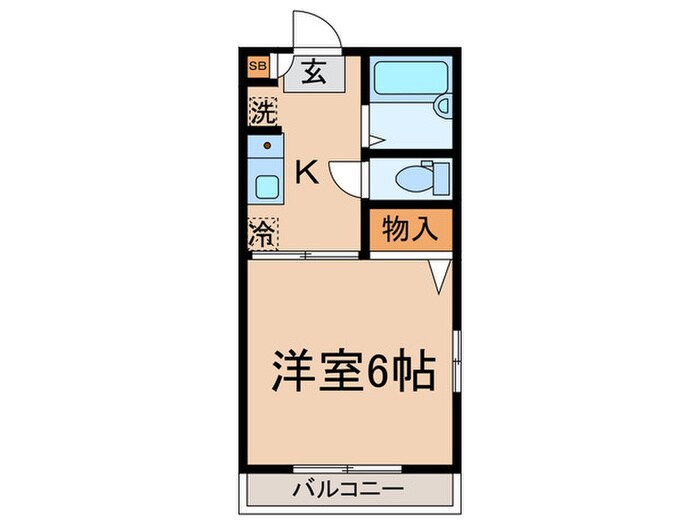 パティオ元住吉の物件間取画像