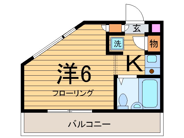 ドミトリー鎌田の物件間取画像