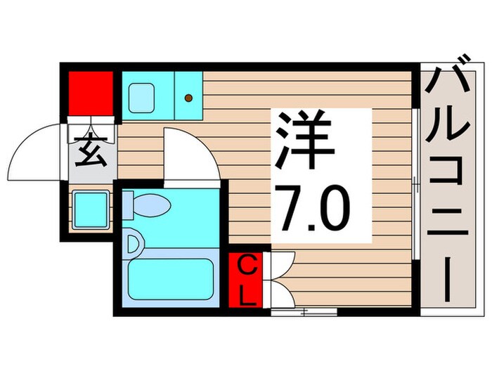 ｳｲﾝﾍﾞﾙ･ｿﾛ北綾瀬第10(205)の物件間取画像