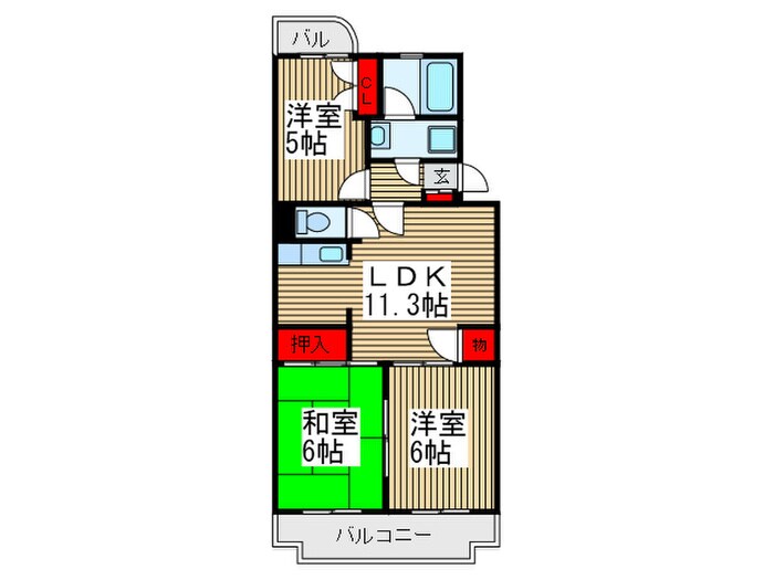 ゴールドクレストの物件間取画像