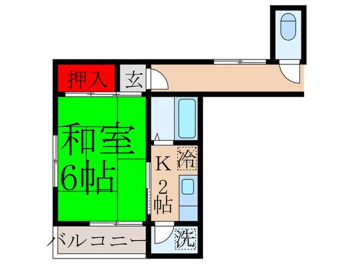 第１サンコーポの物件間取画像
