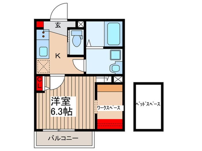 Hygge　Futtonoの物件間取画像