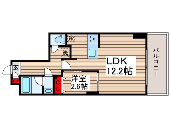 アルファコート亀戸２の物件間取画像