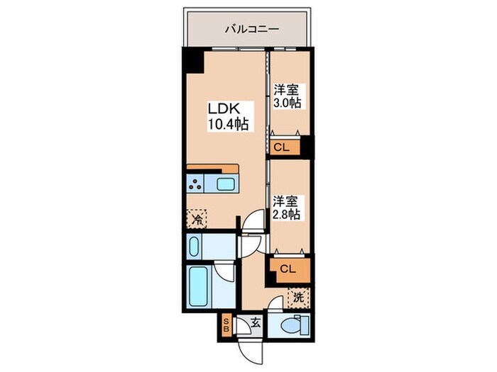 アルファコート亀戸２の物件間取画像