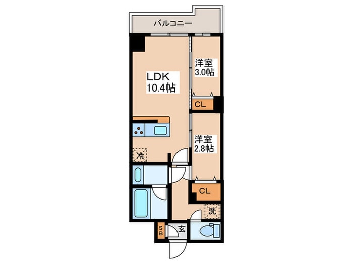 アルファコート亀戸２の物件間取画像