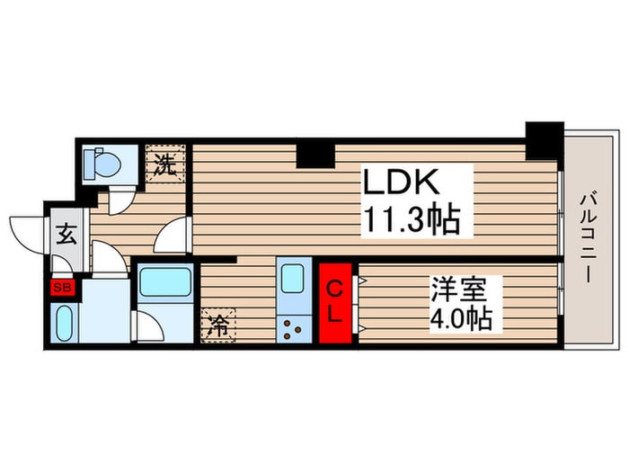 アルファコート亀戸２の物件間取画像