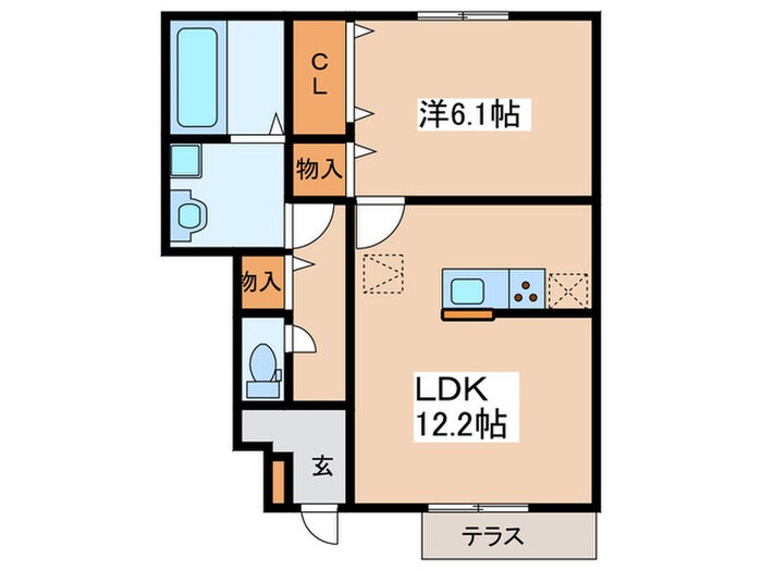 ロイヤルムーンの物件間取画像