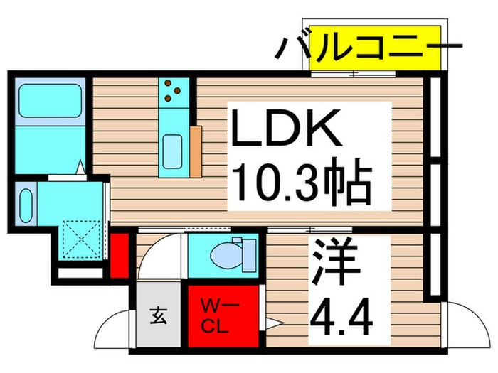 仮）Ｄ－ＲＯＯＭ堀切４丁目の物件間取画像