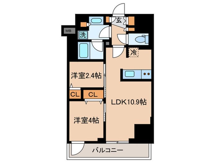 Blu Rock 後楽園の物件間取画像