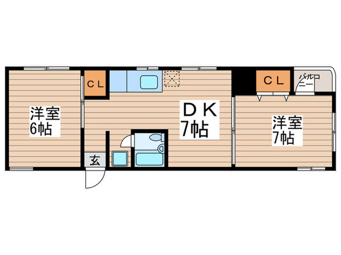 レバランス中野の物件間取画像