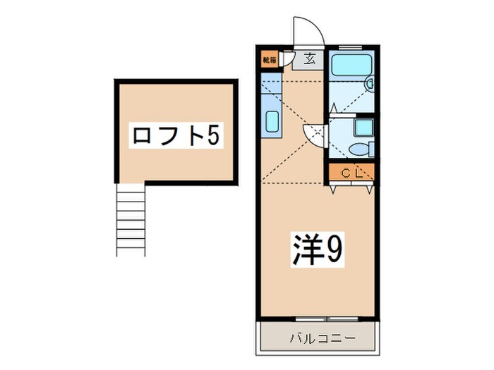 ハイツシゲタの物件間取画像