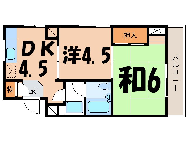 ジュネス康陽の物件間取画像