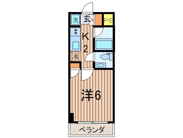 三越ｾﾞｰﾑｽ坂（更新待4部屋専用）の物件間取画像