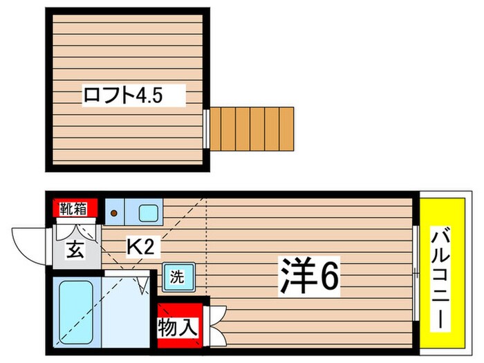 ドミールワダの物件間取画像