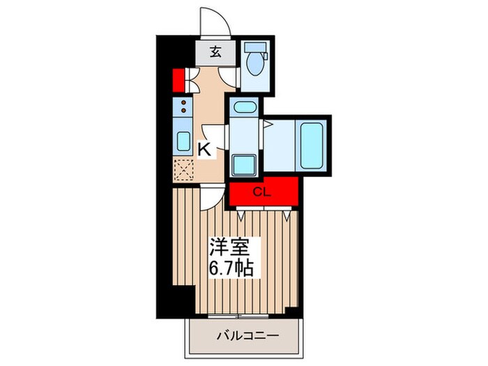 ユタカビルの物件間取画像